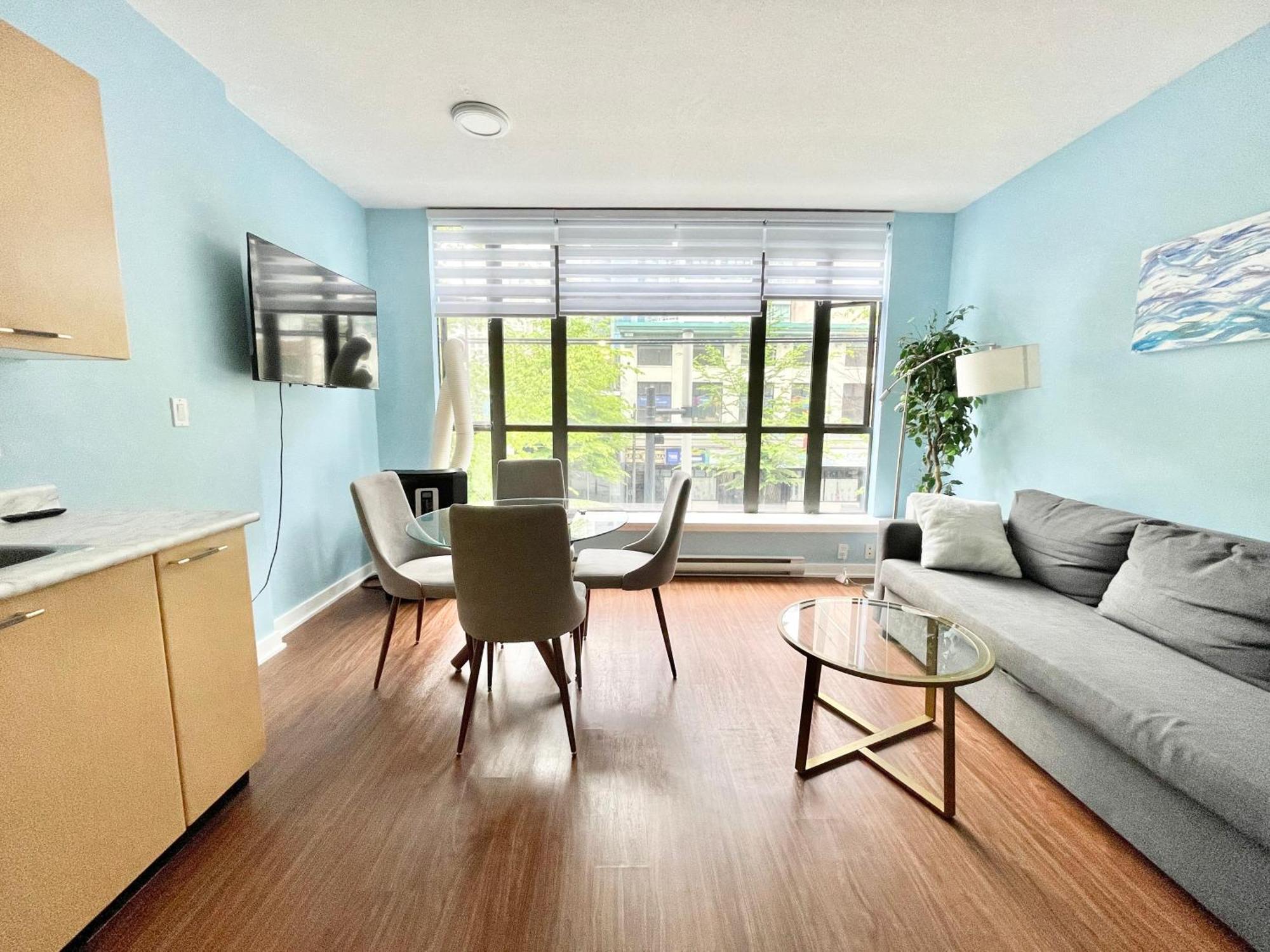 Downtown 1Br Condo At Granville Strip Near English Bay Vancouver Ngoại thất bức ảnh